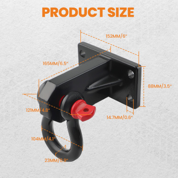 Compatible for DODGE RAM 2500 / 3500 2010-2017 Aftermarket TOW HOOKS