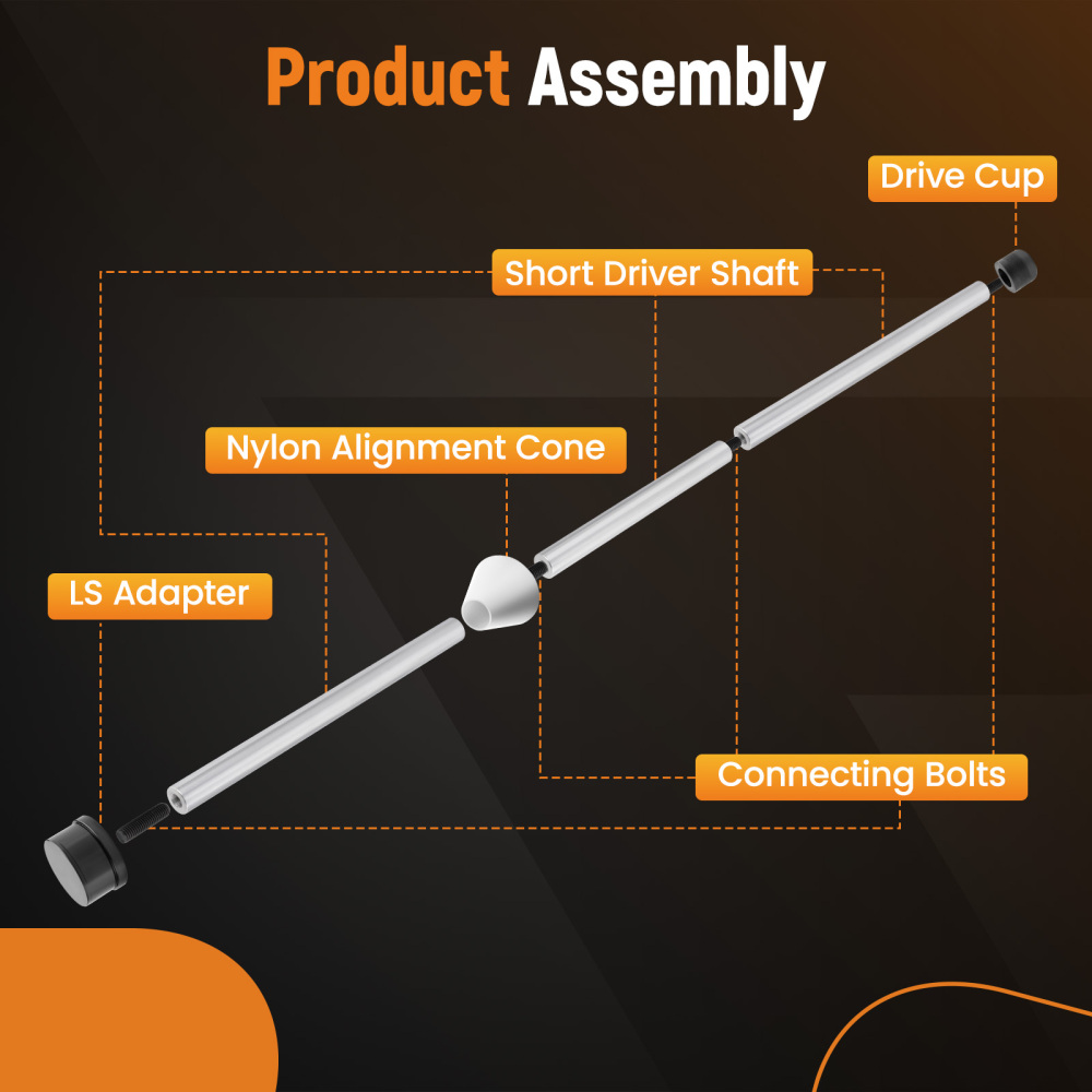 Cam Bearing Installation Removal Tool compatible for Chevy LS Engine LS1 LS2 LS3 LS6/ LQ9