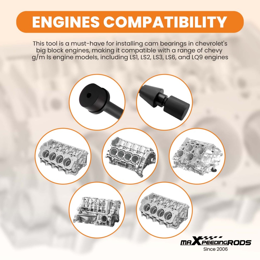 Cam Bearing Installation/removal Tool Suits compatible for Chevy G/M LS Engines