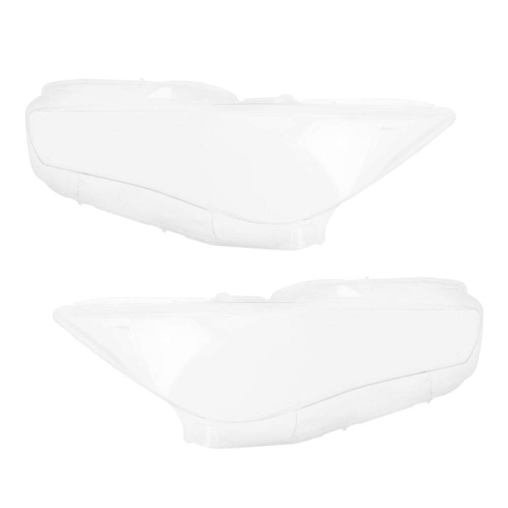 Pair LeftRight Front Headlight Lens Shell Cover compatible for Infiniti Q50 2014-2021