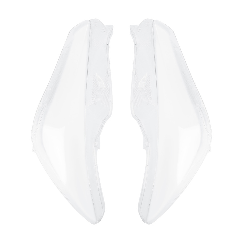 Pair LeftRight Front Headlight Lens Shell Cover compatible for Infiniti Q50 2014-2021
