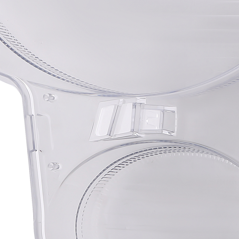 Left+Right Headlight Lens Plastic Cover Shell compatible for Mercedes-Benz W210 1996-2002