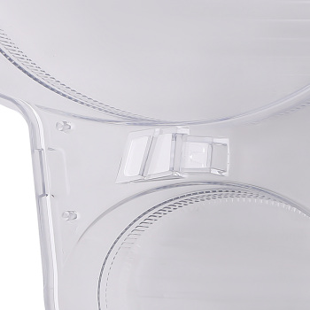 Left+Right Headlight Lens Plastic Cover Shell compatible for Mercedes-Benz W210 1996-2002