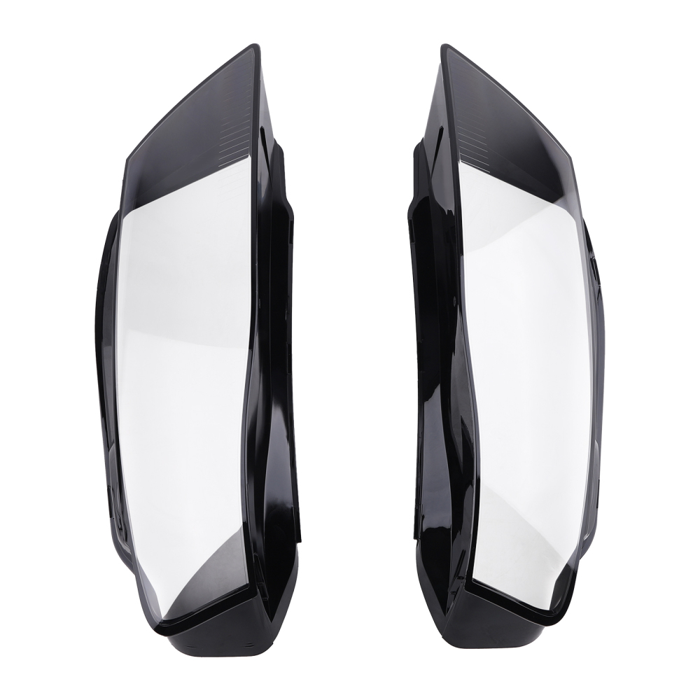 Headlamp Cover Headlight Lens Cover Pair Front Left Right compatible for Audi A4 2009-2012