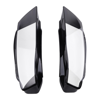 Headlamp Cover Headlight Lens Cover Pair Front Left Right compatible for Audi A4 2009-2012