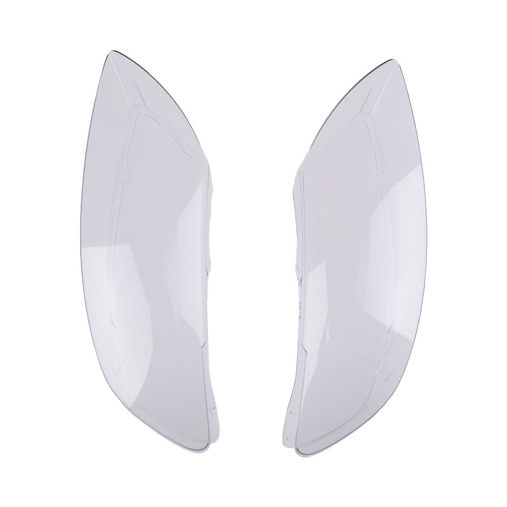 Waterproof Headlights Headlamps Lens Cover Left+Right compatible for Audi Q7 2006-2015