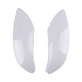 Waterproof Headlights Headlamps Lens Cover Left+Right compatible for Audi Q7 2006-2015