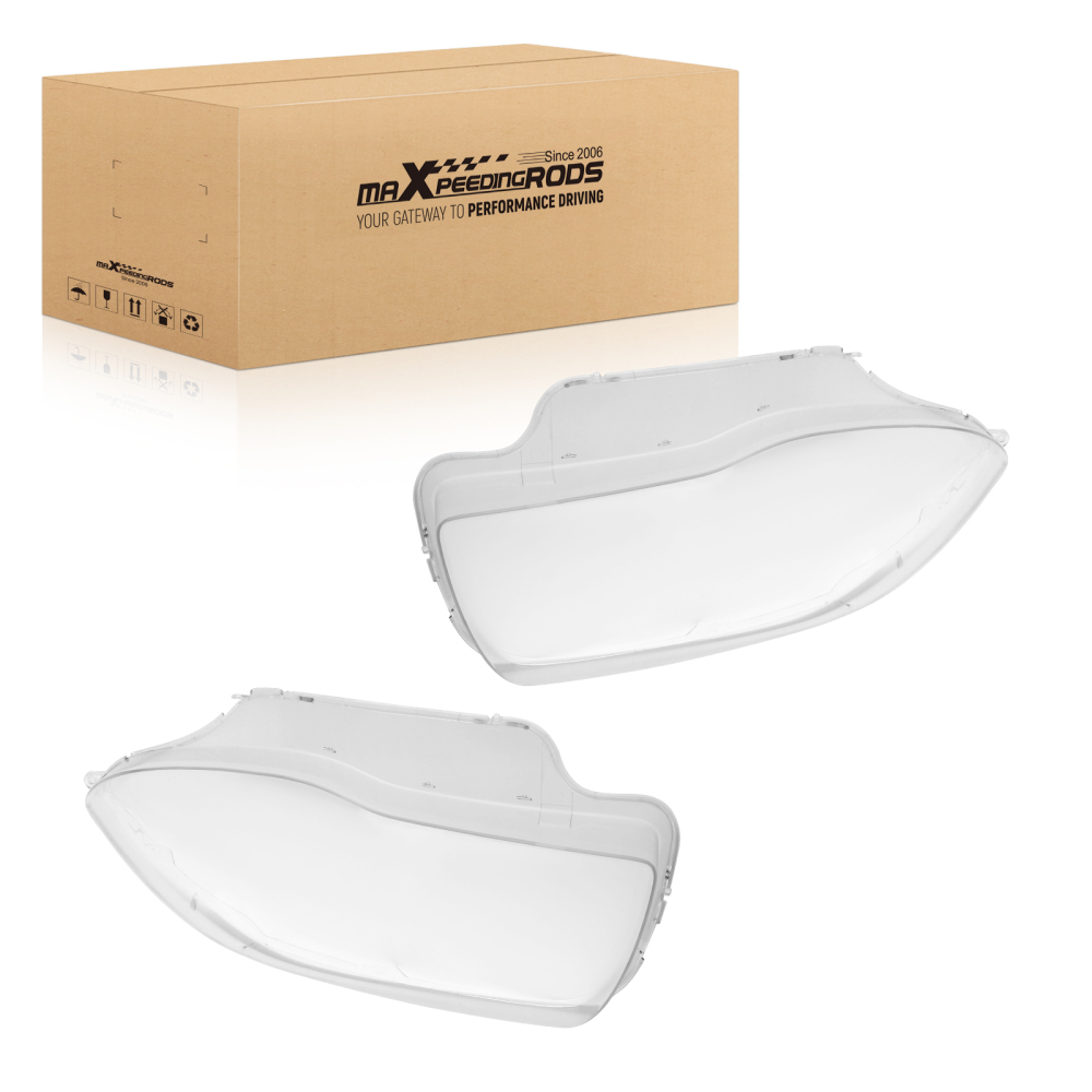 Headlight Headlamp Lens Cover compatible for BMW E81 E82 E87 E88 1M 2003-2011 63126924487