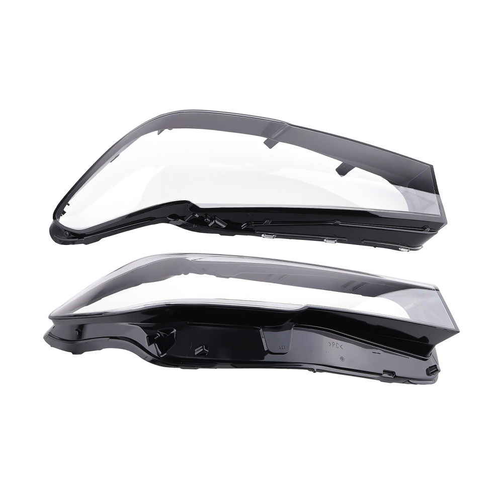 1 Pair Headlight Lens Cover compatible for BMW G30 540i 540i xDrive 2020 2021 63118084384