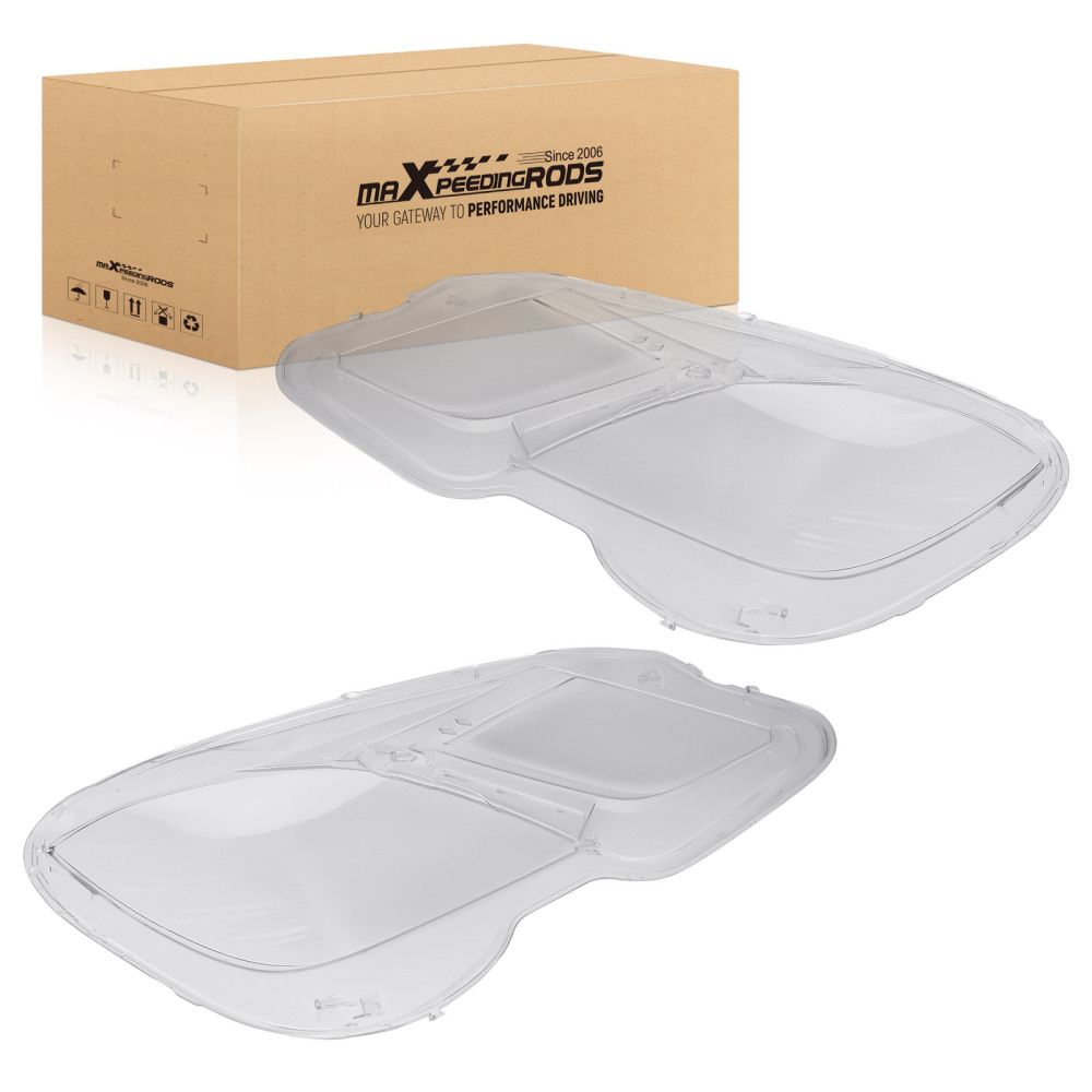 Une paire de caches de phares compatible pour Mercedes-Benz W212 E-Klasse 2009-2013 Avant