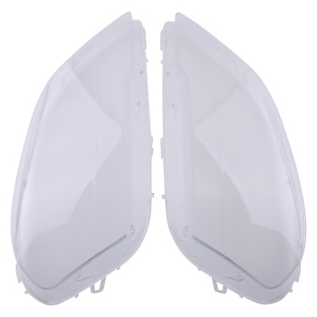 Left+Right Headlight Lens Cover compatible for Mercedes Benz ML Class W164 2009 2010 2011