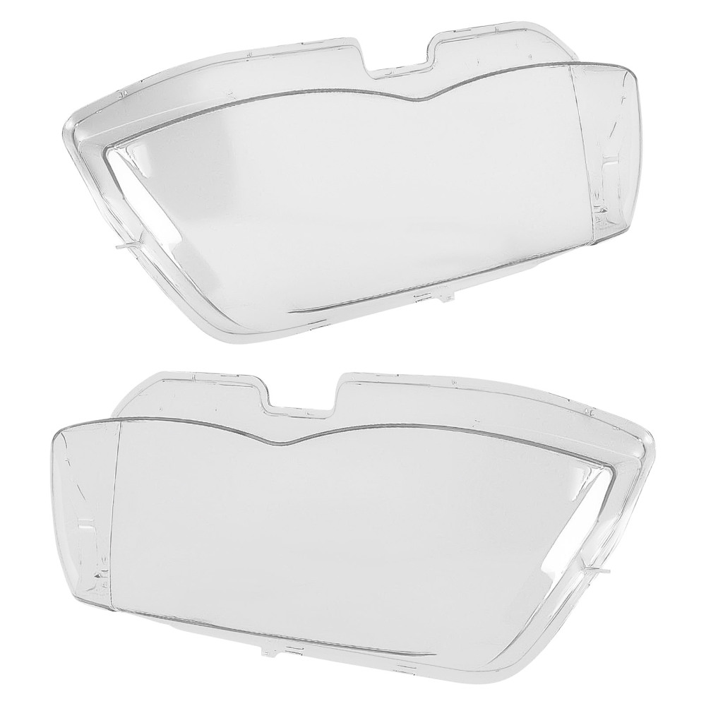 A Pair Headlight Lens Cover compatible for BMW X5 E53 2004-2006 63117166804 63117166818