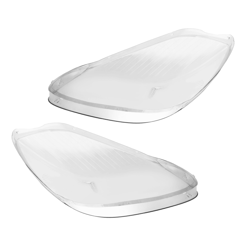 1 Pair Headlight Headlamp Lens Cover compatible for Buick Enclave 2008-2012 Left Right