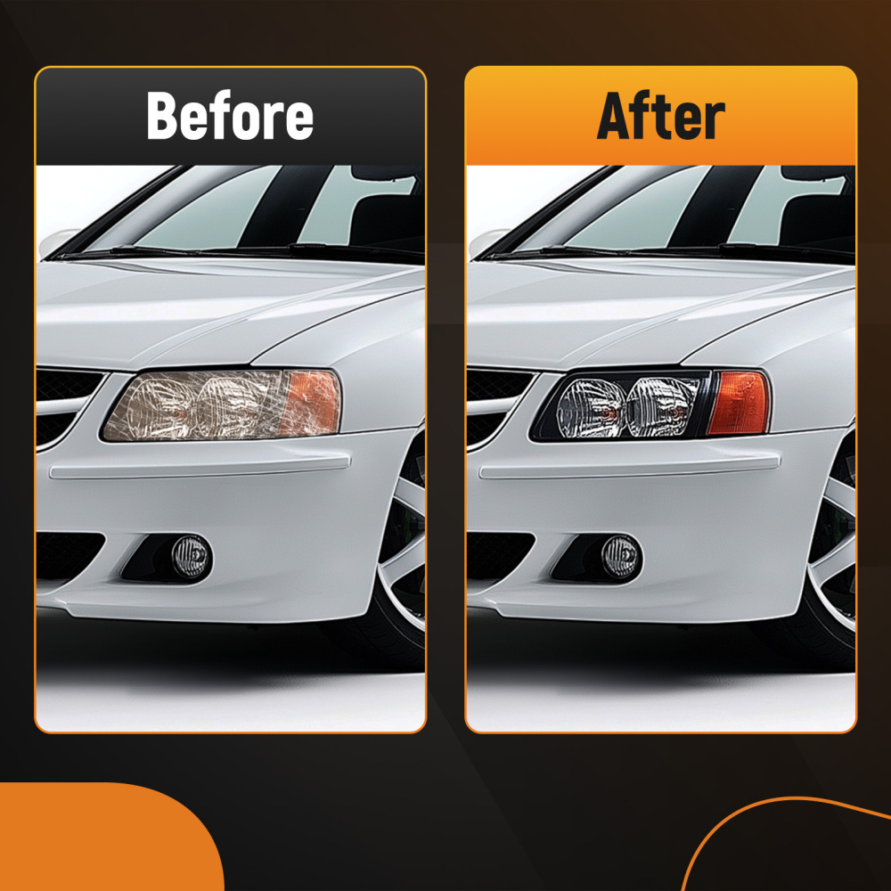 1 Pair Headlight Headlamp Lens Cover compatible for Buick Enclave 2008-2012 Left Right