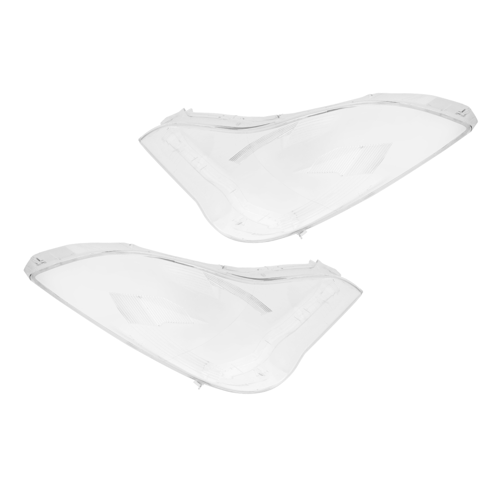 A Pair Headlight Lens Cover compatible for Infiniti EX25 EX35 2008-2012Polycarbonate
