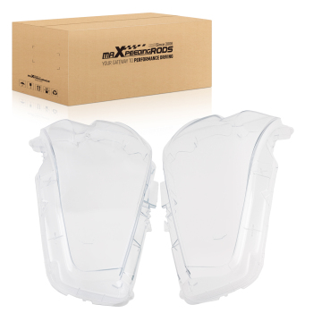 Left Right Side Headlamp Headlight Lens Cover compatible for Nissan Murano 2015-2018