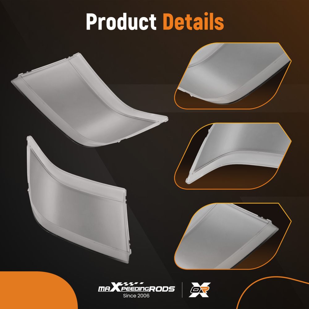 Clear PC Front Left Headlight Cover compatible for Ford Transit MK7 Van 2006-14 Direct Fit