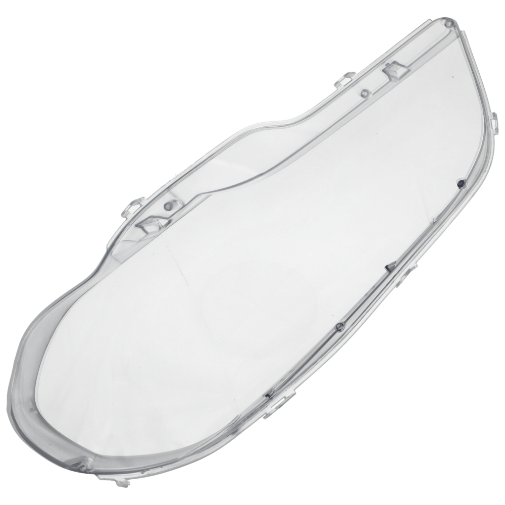 Une paire de couvercles de pharefor compatible pour BMW X5 E70 2007-2013 Polycarbonate Lisse