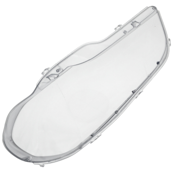 Une paire de couvercles de pharefor compatible pour BMW X5 E70 2007-2013 Polycarbonate Lisse