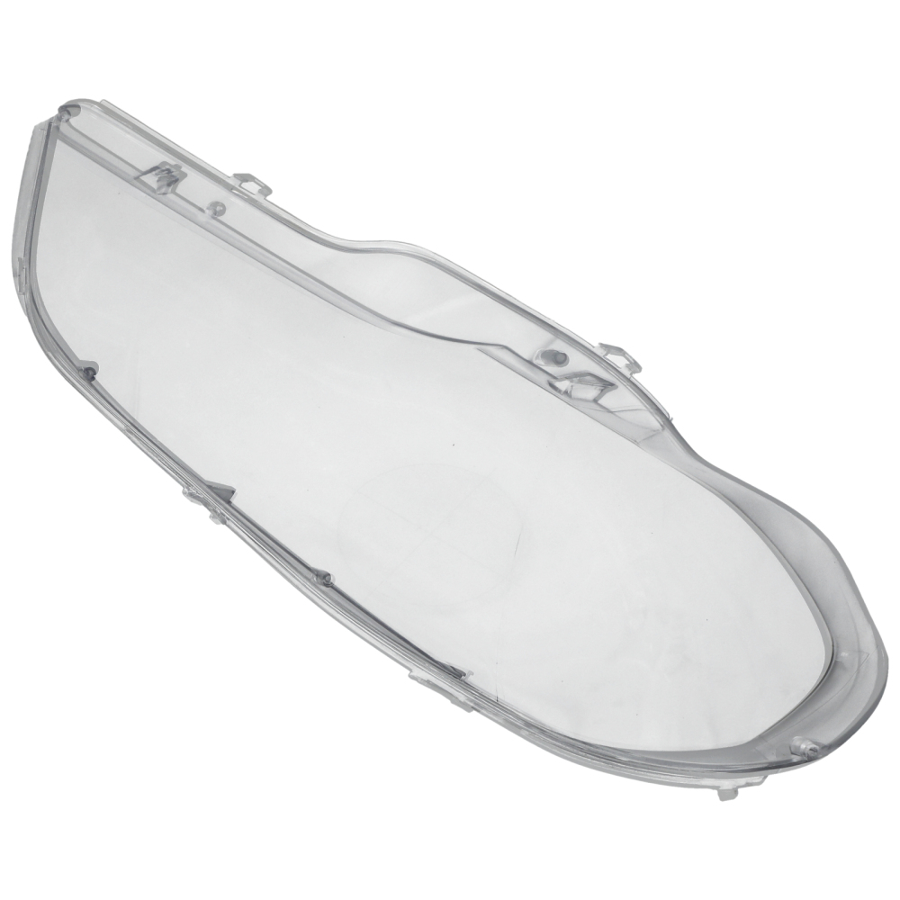 Une paire de couvercles de pharefor compatible pour BMW X5 E70 2007-2013 Polycarbonate Lisse