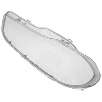 Une paire de couvercles de pharefor compatible pour BMW X5 E70 2007-2013 Polycarbonate Lisse