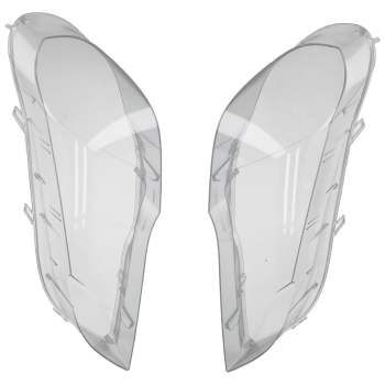 Policarbonato Una coppia di coperture for fari compatibile per BMW X5 E70 2007-2013Liscia