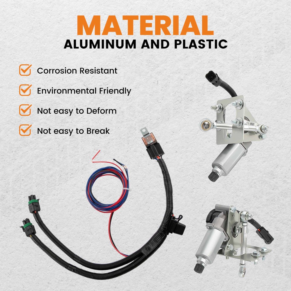 Electric Headlight Motor Conversion Kit Compatible for Corvette Base Coupe 2-Door 1968-1982