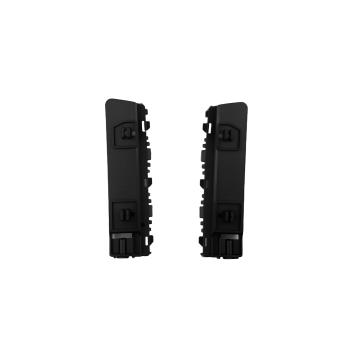 4PC Headlight Brackets Front Hold Mount Retainer compatible for Acura TSX2009-2014 Black