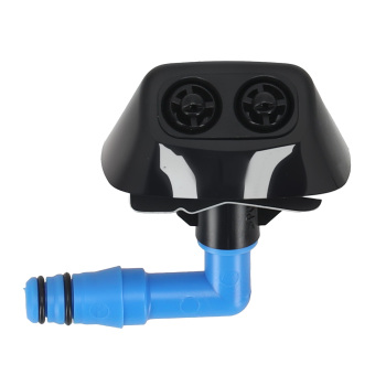2 Pcs Front Left Right Headlight Washer Nozzle Sprayer Jet compatible for Saab 9-3 Black