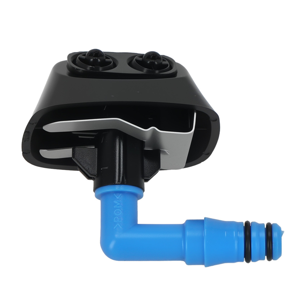 2 Pcs Front Left Right Headlight Washer Nozzle Sprayer Jet compatible for Saab 9-3 Black