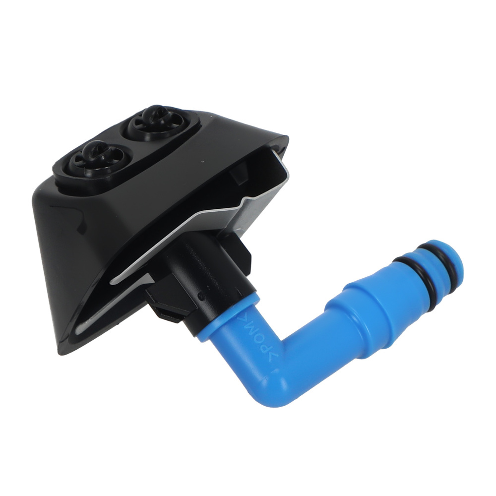 2 Pcs Front Left Right Headlight Washer Nozzle Sprayer Jet compatible for Saab 9-3 Black