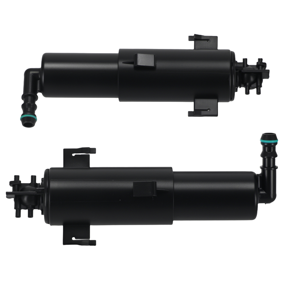 Pair Front Headlight Washer Jet Left Right Side compatible for BMW X5 E70 2007-2013