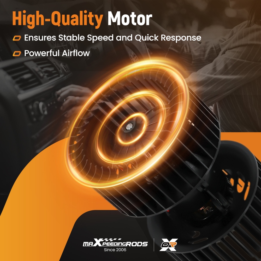 Front HVAC Blower Motor compatible for BMW E46 318ti 320i 323Ci 323i 1999-2001 64119204154