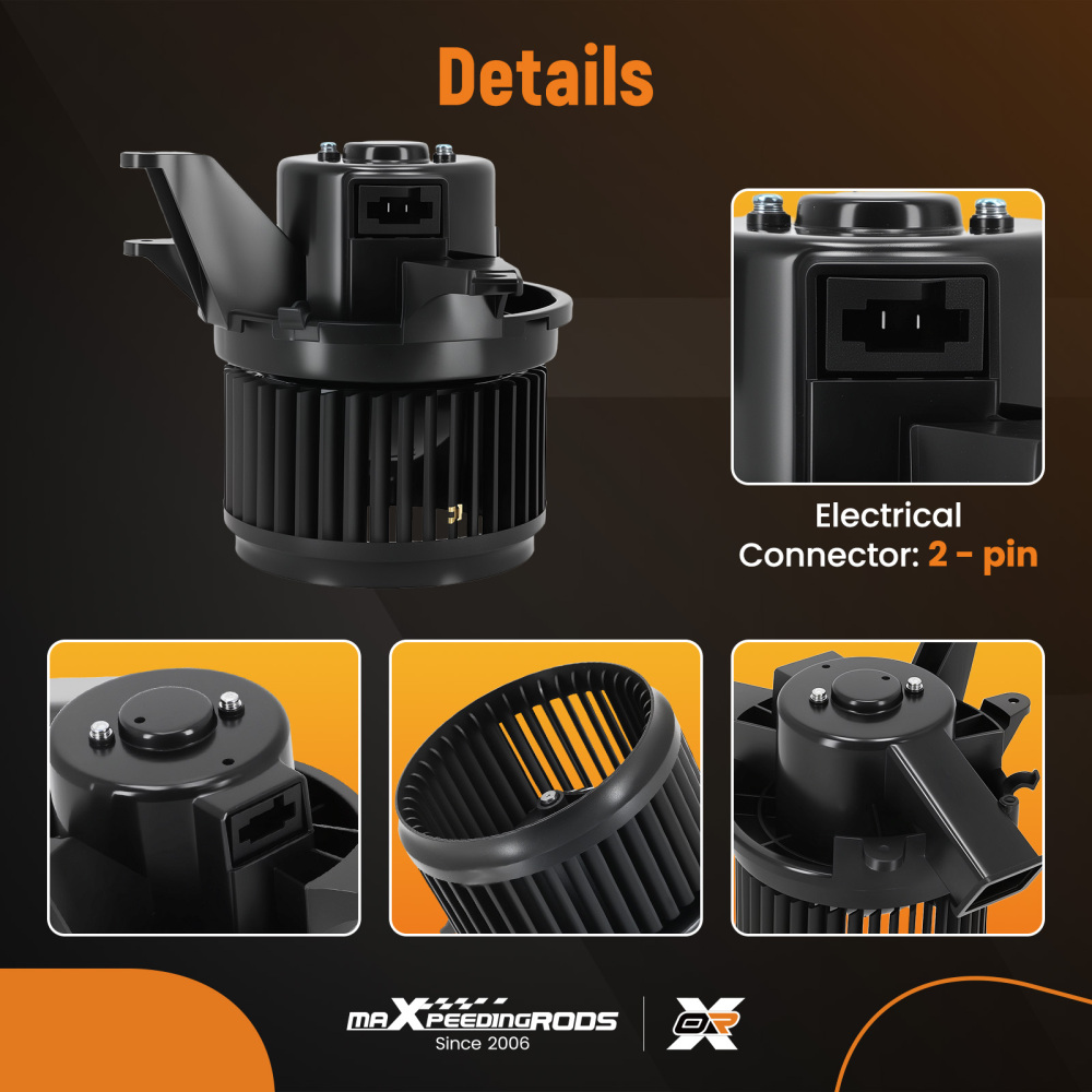 HVAC Heater Blower Motor Fan compatible for Dodge Hornet 2023 68212091AA 68240532AA 700351