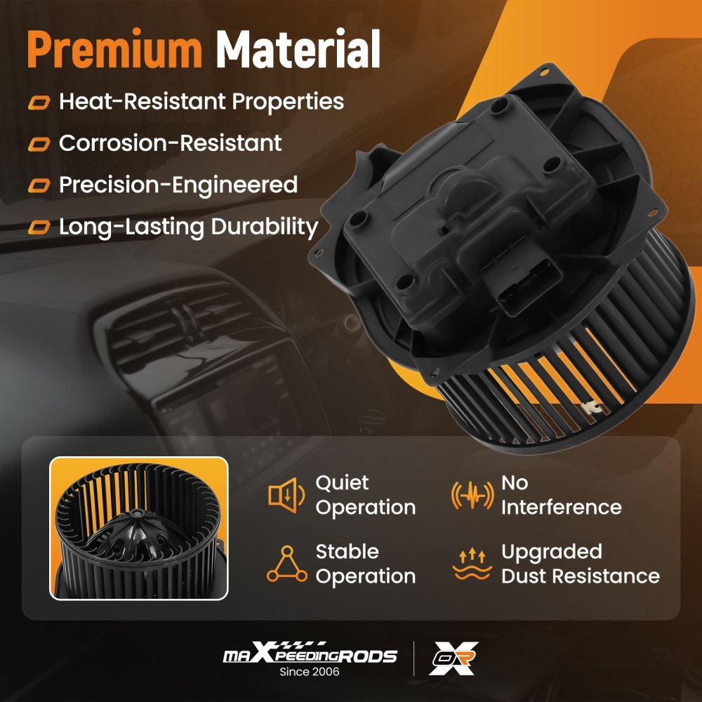 HVAC Heater Blower Motor w/ Wheel compatible for Freightliner FL106 FL50 FL60 FL70 FLB 2002