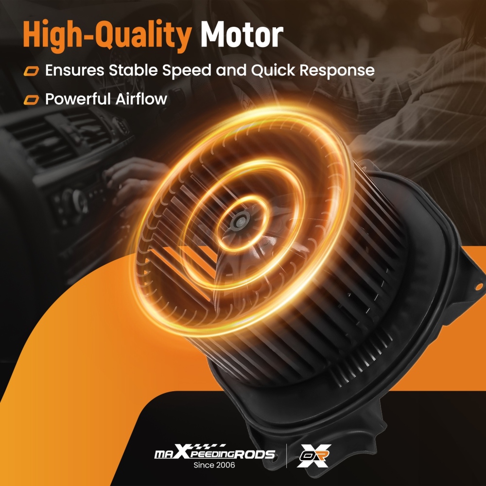 HVAC Heater Blower Motor w/ Wheel compatible for Freightliner FL106 FL50 FL60 FL70 FLB 2002