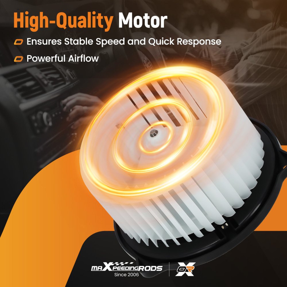 Front Heater Blower Motor with Fan Cage compatible for Honda Pilot 2003-2008 79310-S84-A01