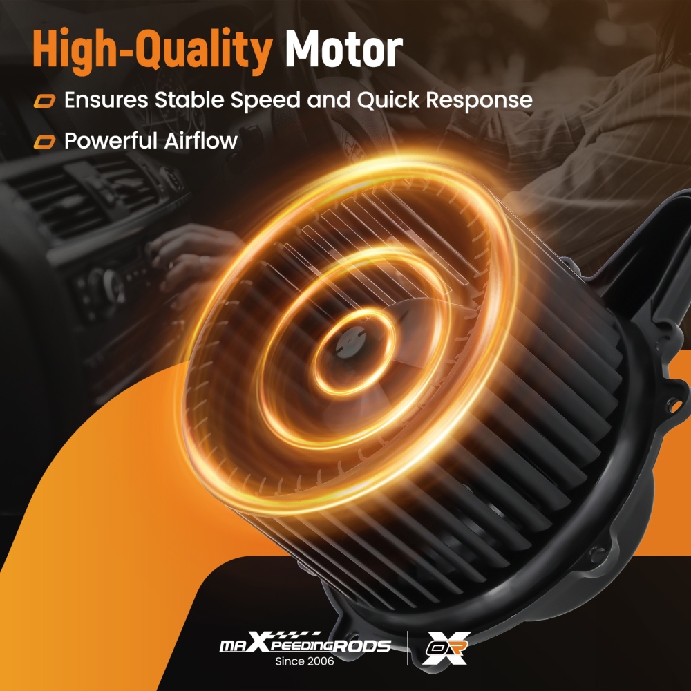 Front A/C Heater Blower Motor Fan compatible for Lincoln Blackwood 2002 Navigator 1998-2002