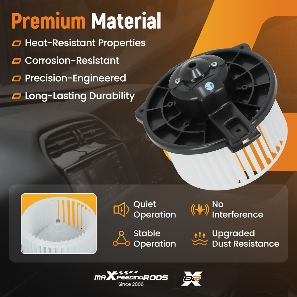 Front A/C Heater Blower Motor Fan compatible for Scion TC 2005-2009 compatible for Toyota Celica 2000-2005