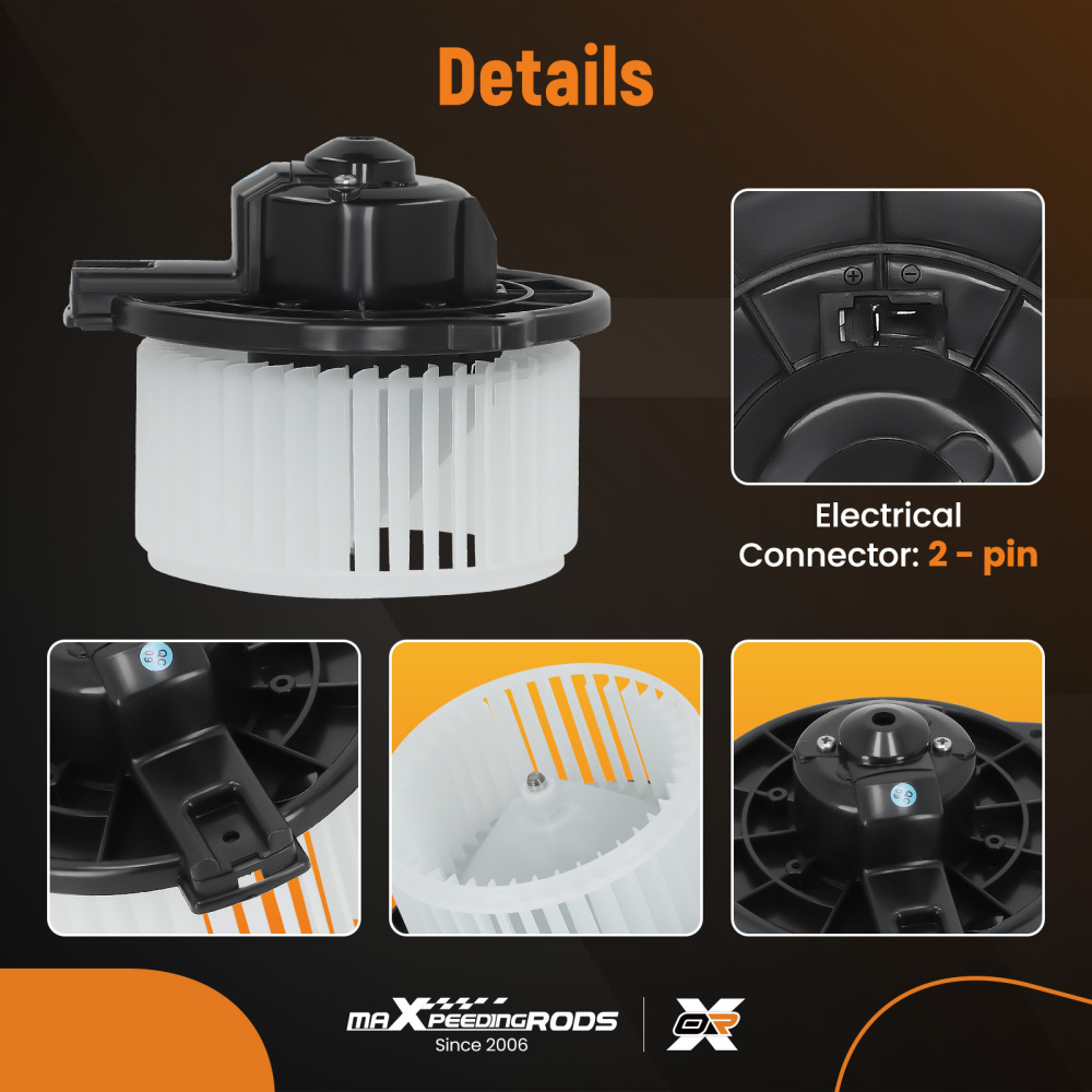 Front A/C Heater Blower Motor Fan compatible for Scion TC 2005-2009 compatible for Toyota Celica 2000-2005