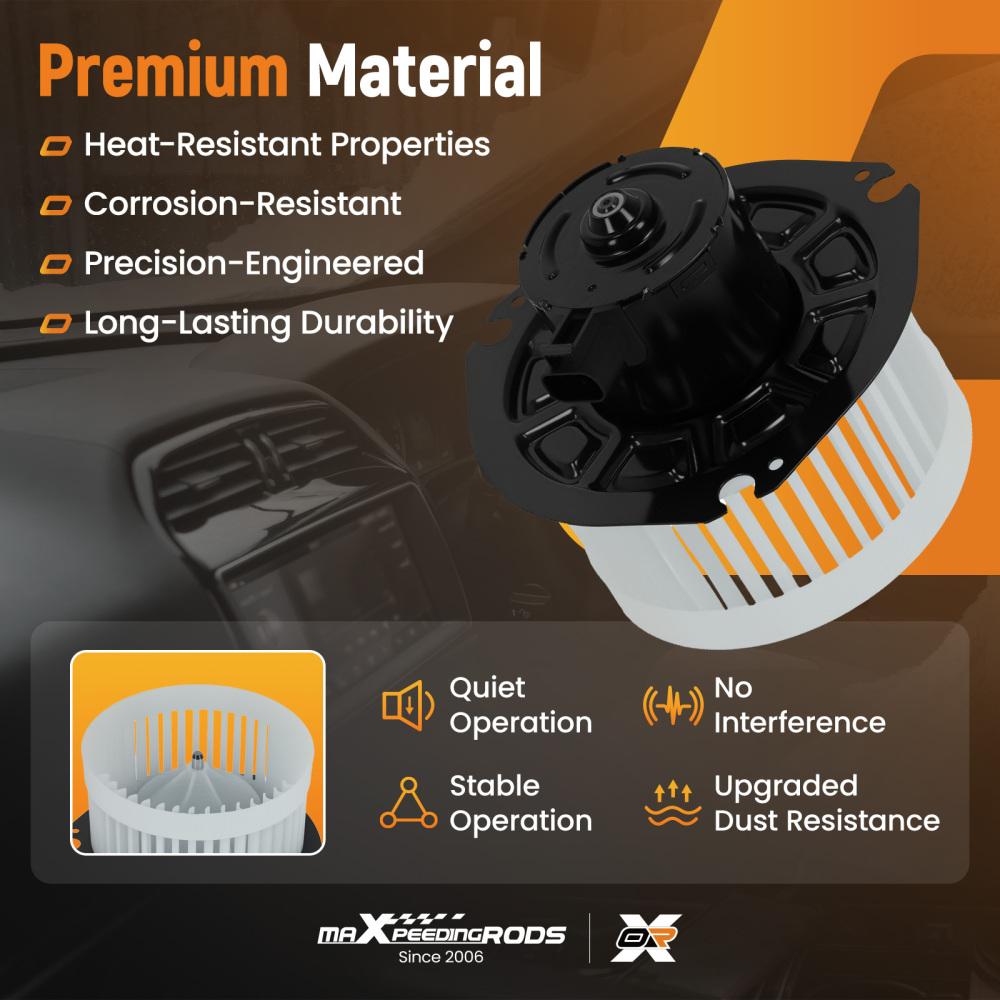 HVAC Blower Motor with Fan Cage compatible for Chevrolet Express 1500 1996-2014 compatible for GMC G3500