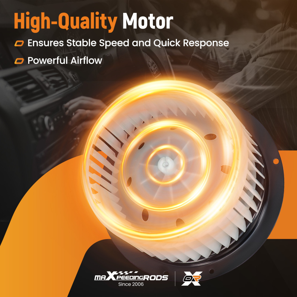 A/C Heater Blower Motor w/Fan Cage compatible for Ford Excursion 00-05 compatible for Ford F-550 700099