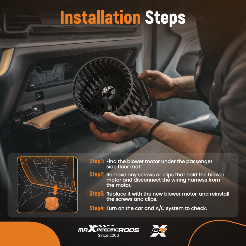 HVAC Blower Heater Motor compatible for GMC C1500 C1500 K1500 C2500 K2500 compatible for Suburban 97-00