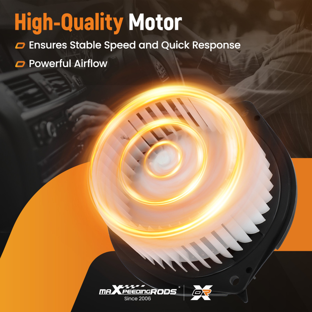 Front A/C Heater Blower Motor w/Fan Cage compatible for Pontiac Grand Prix 2004-2008 700107