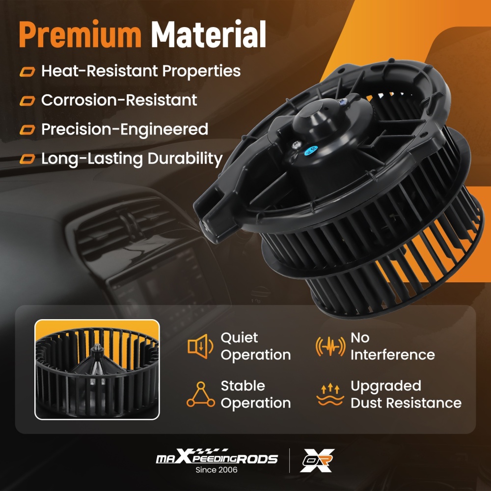 A/C compatible for AC Heater Blower Motor w/ Fan Cage compatible for Toyota Prius 1.5L 2001-2009 PM9249