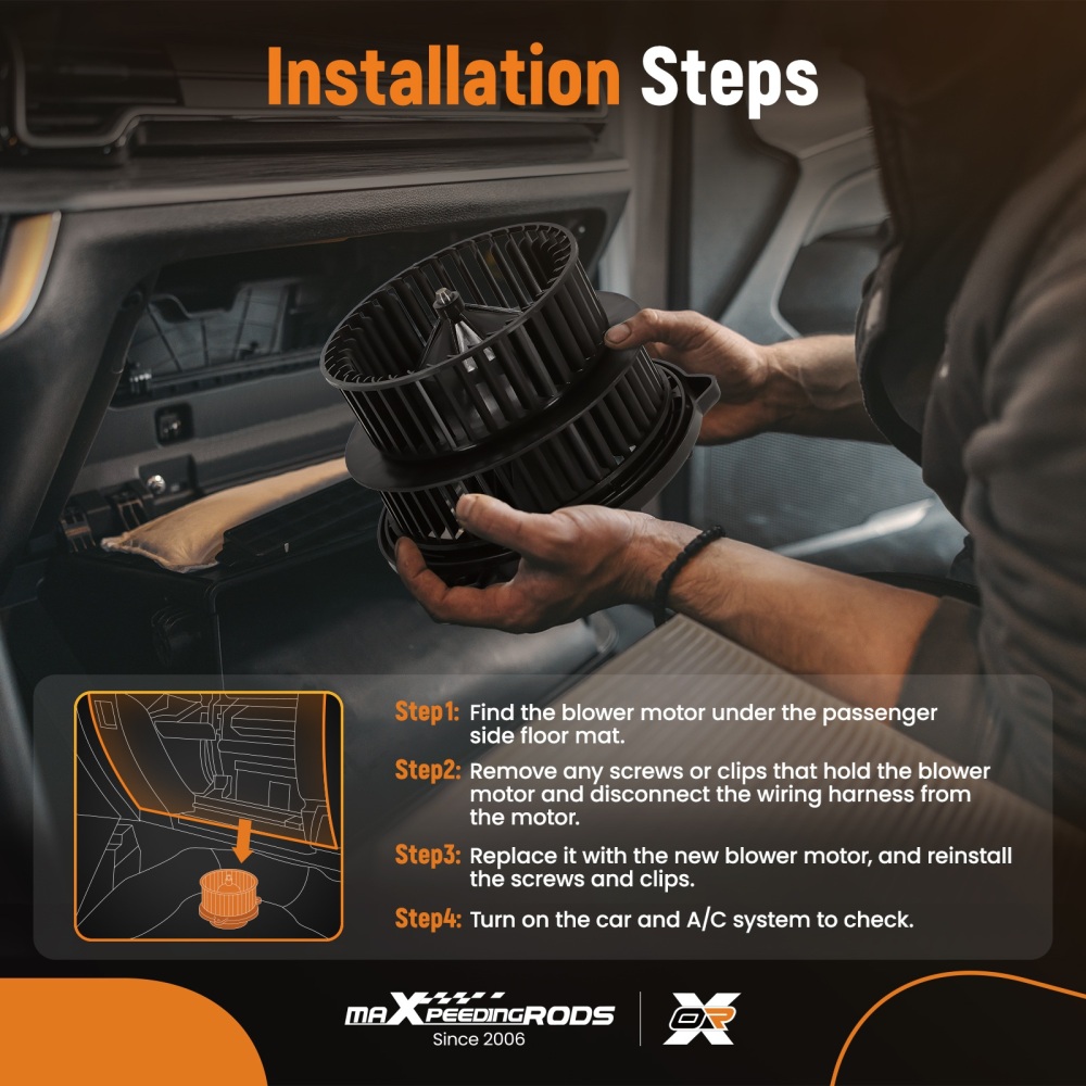 A/C compatible for AC Heater Blower Motor w/ Fan Cage compatible for Toyota Prius 1.5L 2001-2009 PM9249