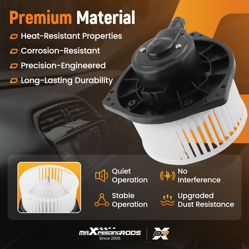 A/C Blower Motor Fan compatible for Subaru Forester/Impreza/WRX 2000-2014 700206 72223SA030