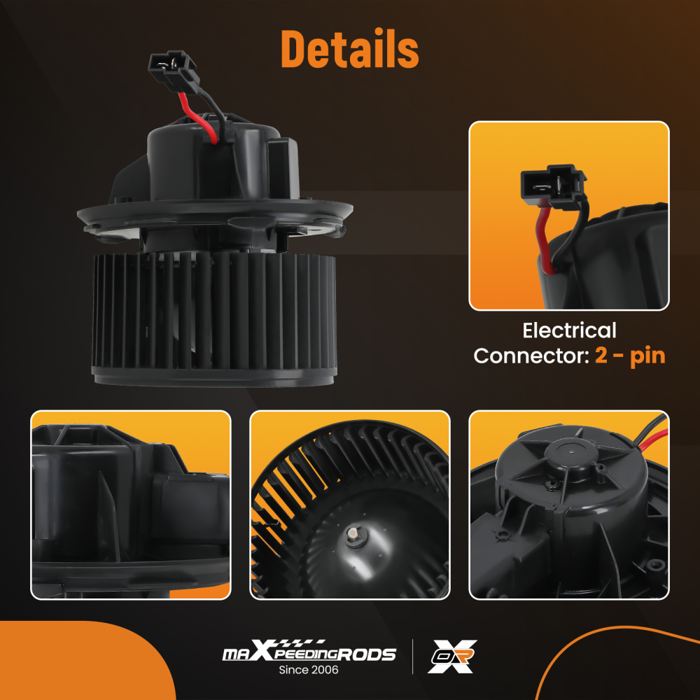 HVAC Heater Blower Motor Fan compatible for Ford F-250 F-350 Super Duty 2008-2010 700223