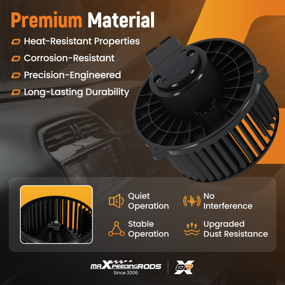 HVAC Heater Blower Motor w/ Fan compatible for Cadillac CTS 2008-2015 compatible for SRX 2007-2009 700228