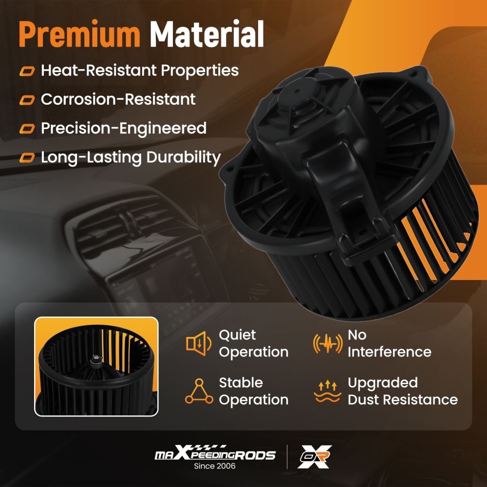 A/C Heater Blower Motor compatible for Hyundai Genesis Coupe compatible for Kia Borrego Rio Rio5 700229